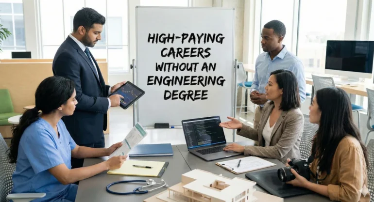 5 High-Paying Careers Without Engineering Degree 2026: CA Tops List at ₹45L, Digital Marketing Hits ₹30L
